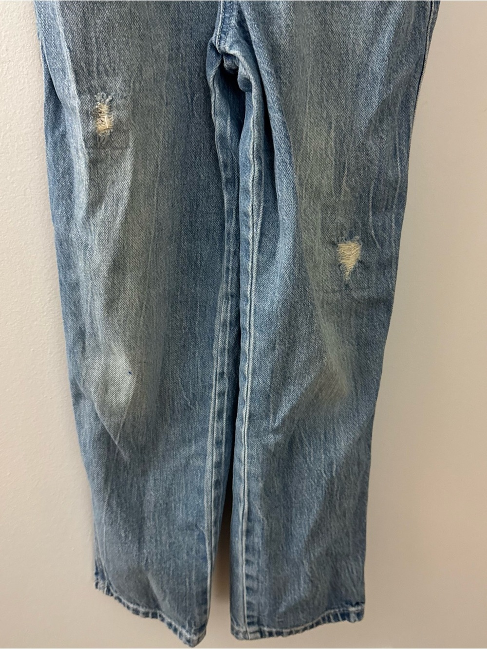Girls Overalls - Cat & Jack Denim Romper Size M 7/8 - Picture 5 of 5
